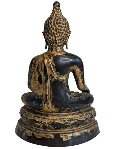 Burmese seated Buddha with the left hand resting in the lap