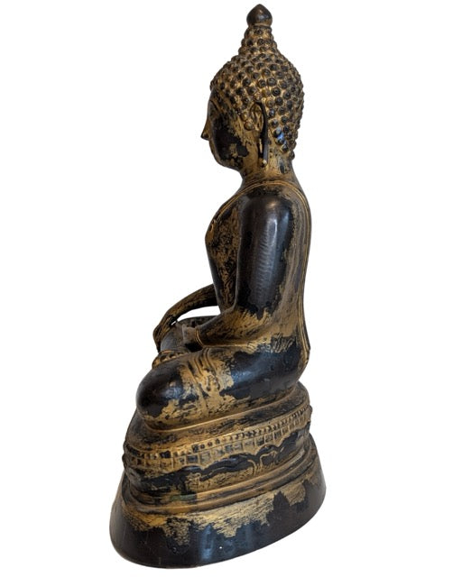 Bronze Buddha from Myanmar, H 37 cm