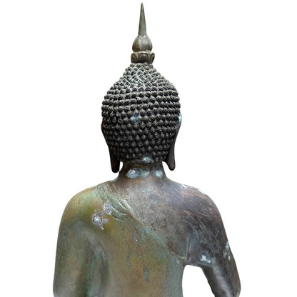 Chinese Yongle-Style Buddha – Gilt Bronze with Six-Character Mark, 46 cm – close view of the lower section