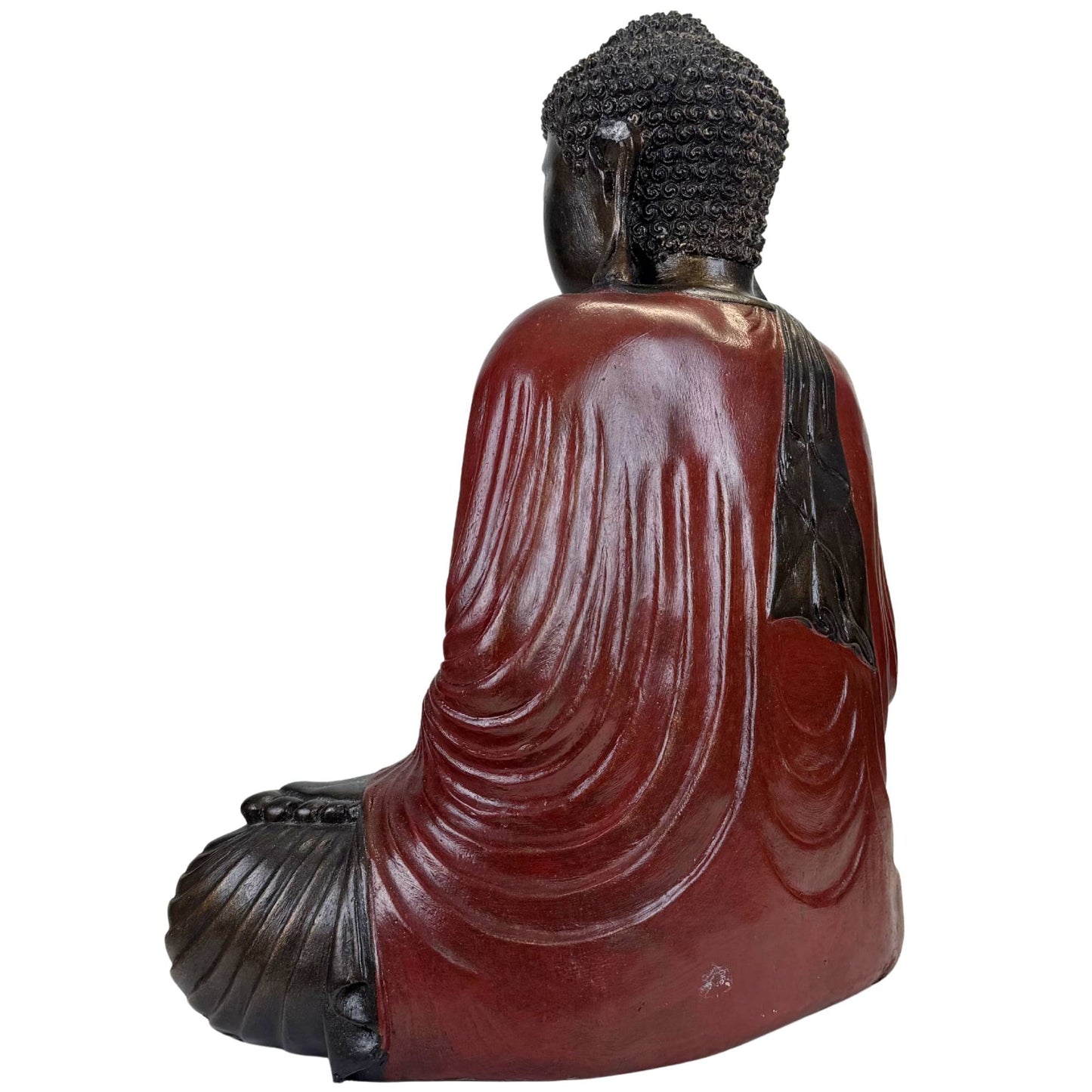 Decoratief resin boeddhabeeld voor meditatiekamer yoga ruimte of rustig interieur