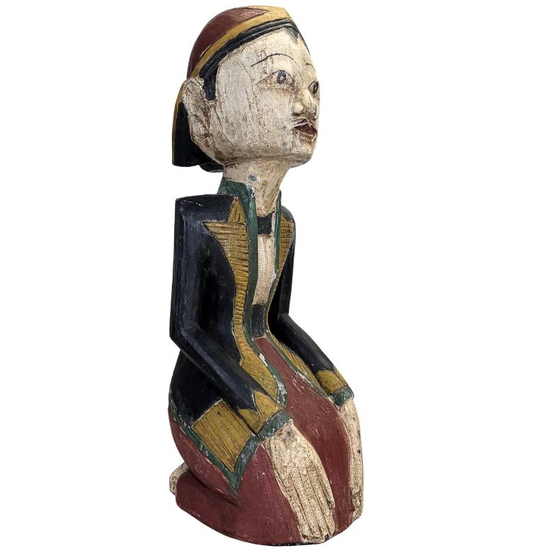 Loro Blonyo figuren Dewi Sri en Raden Sadono in hofkleding.