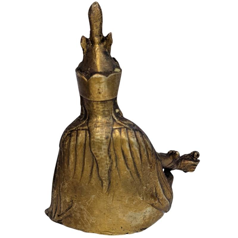 Seated Padmasambhava holding a ritual vessel