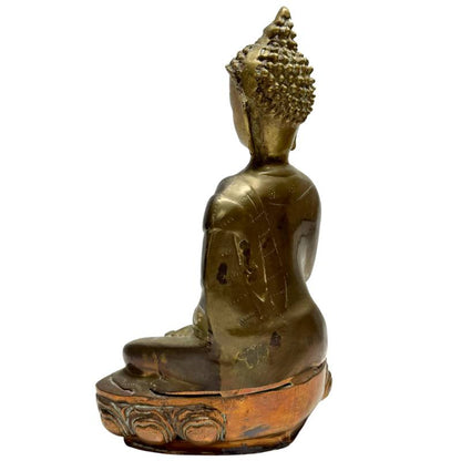 Early 20th-Century Sino-Tibetan Buddha – Bronze, 35.5 cm – right three-quarter rear view