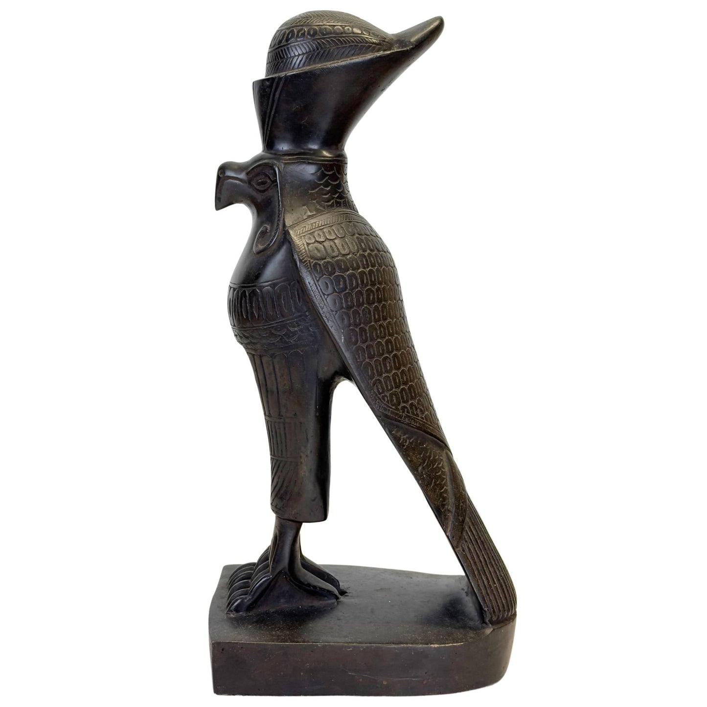 Decoratief beeld van de Egyptische god Horus