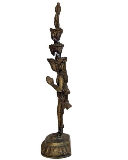Eleven-Headed Avalokiteshvara – Bronze, 30 cm – right-side view