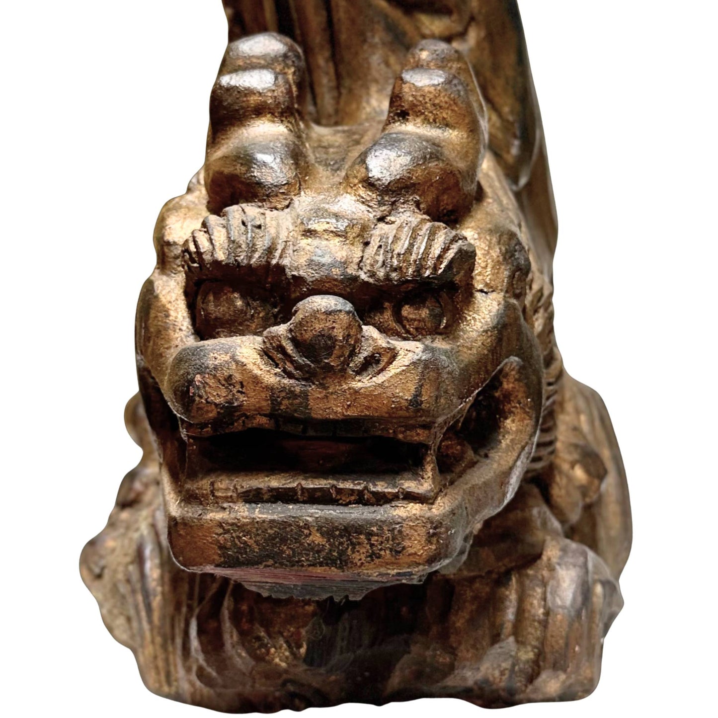 Expert audit polychroom hout Kwanyin draak Qing dynastie