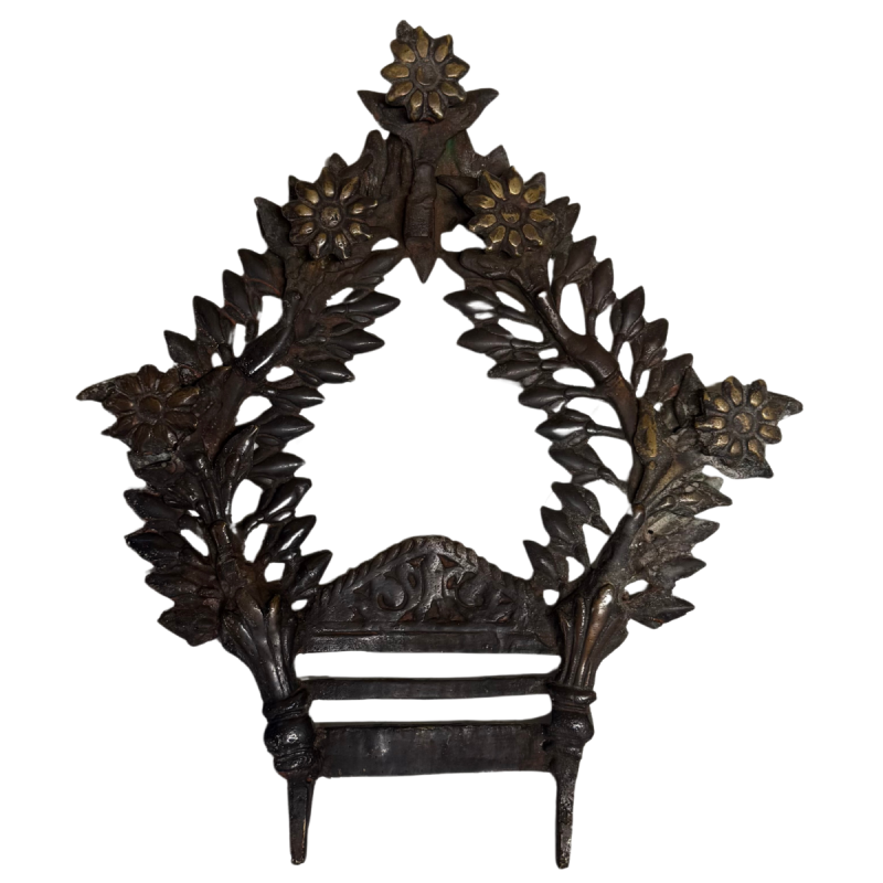 Detached floral aureole for the Himalayan Shakyamuni Buddha, front view