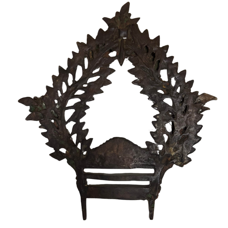 Detached floral aureole for the Himalayan Shakyamuni Buddha, rear view