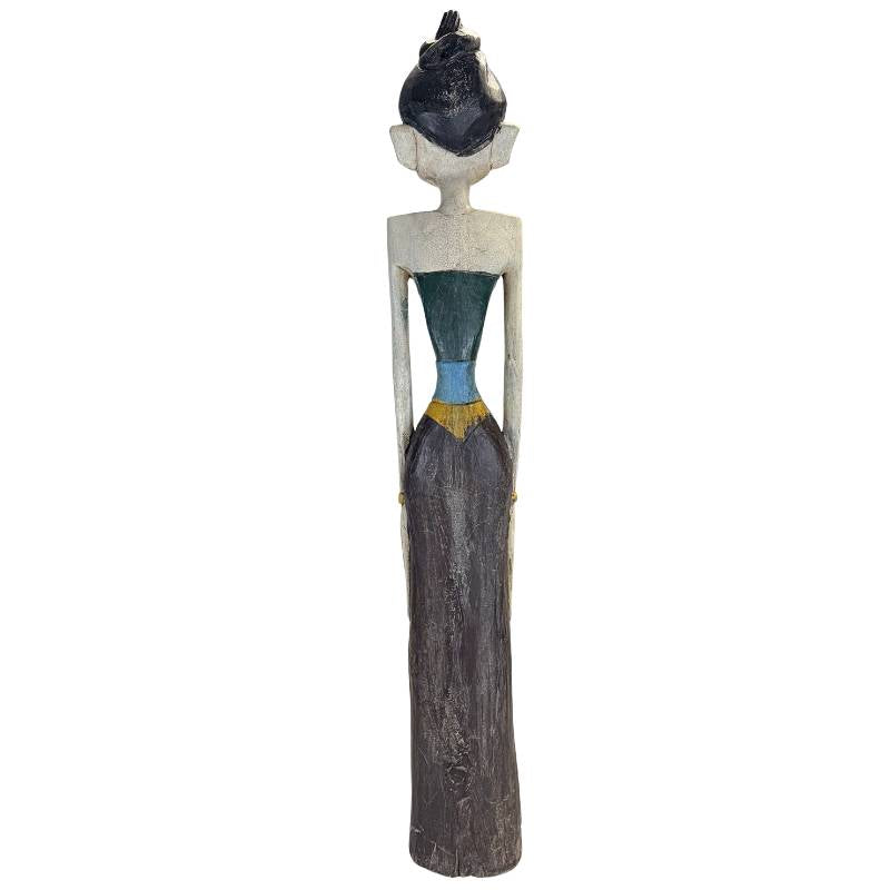 Beelden met een hoge massa-volume ratio door gebruik van premium oud hout.