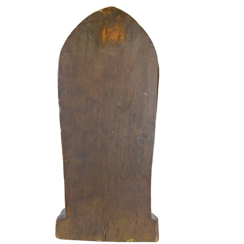 Houten Sri Devi beeld uit Zuidoost-Azië religieus object