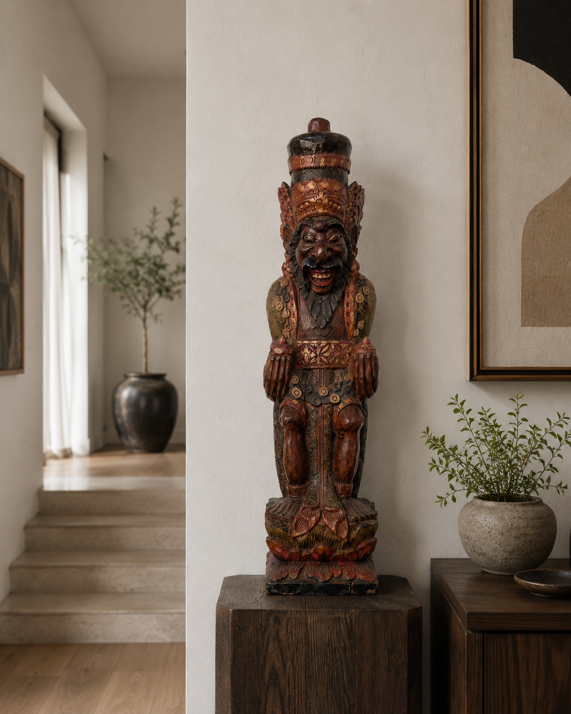 Authentiek Balinees Rishi kunstwerk
