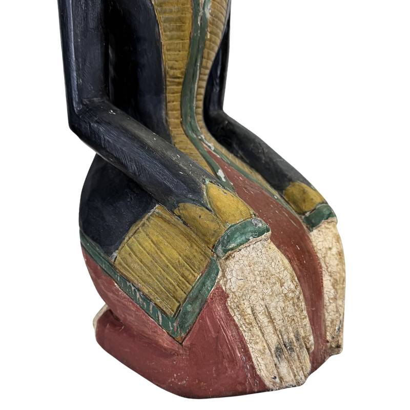 Investering-waardige Indonesische antiquiteiten: heavy-gauge teakhout.