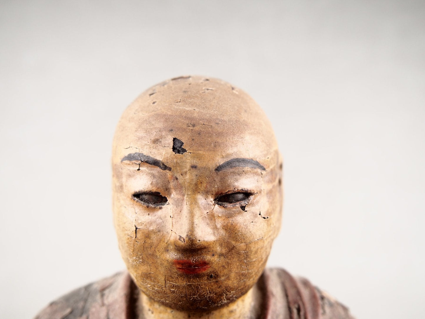 Buddhistische houten sculptuur uit Japan
