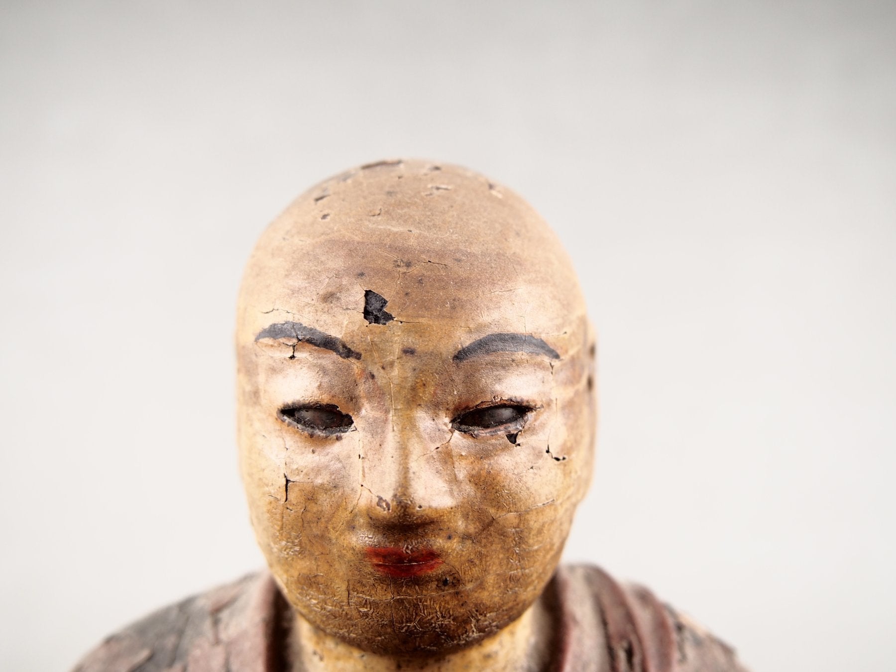 Buddhistische houten sculptuur uit Japan
