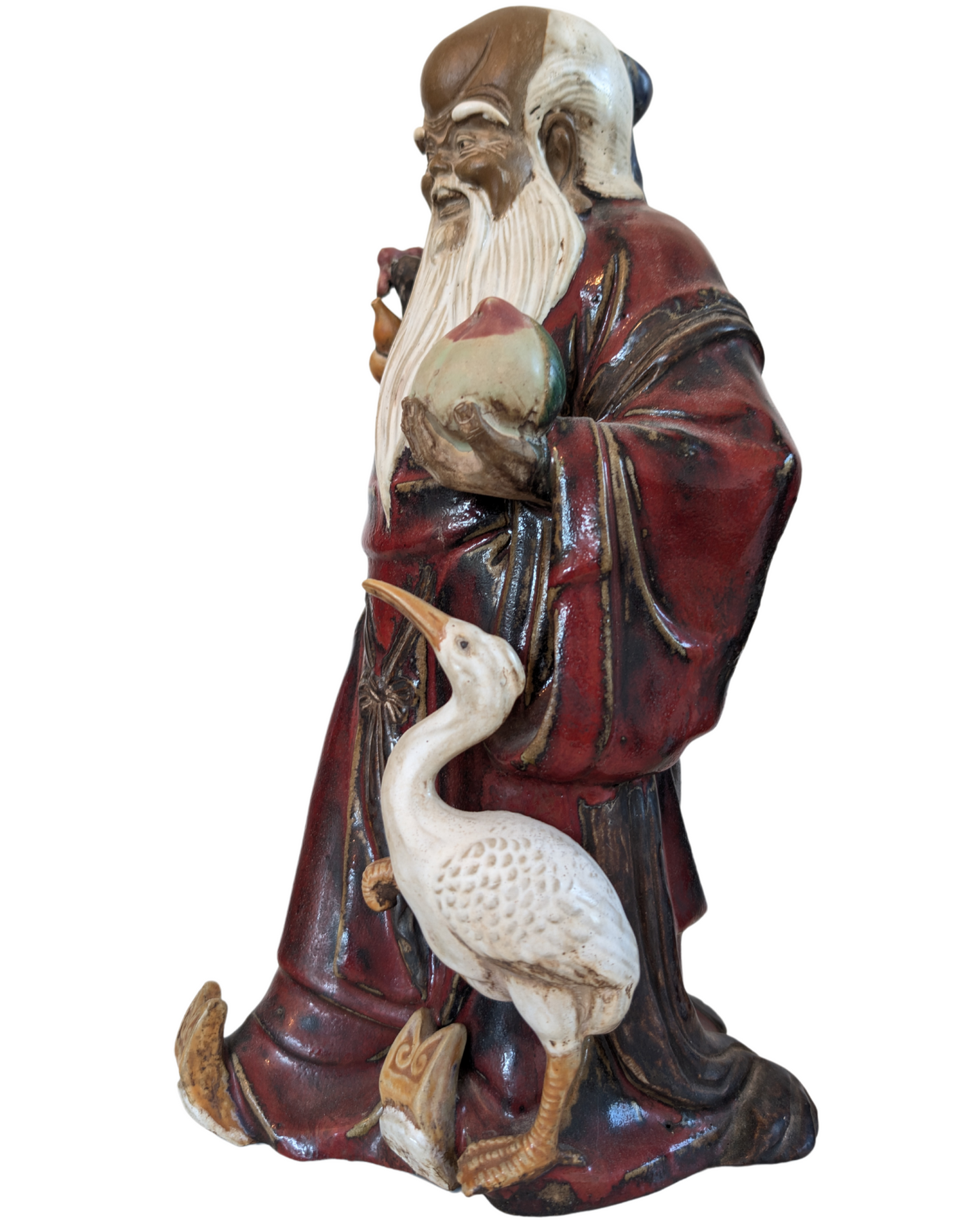 Hoogwaardig Chinees sculptuurwerk in de traditie van Jingdezhen c. 1900-1940.