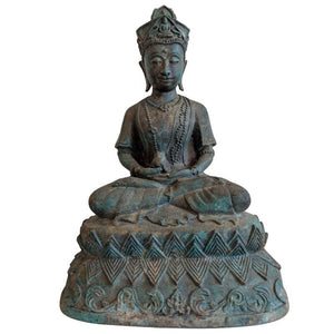 Khmer Lokeshvara (Avalokiteshvara) met kundika – bronzen bodhisattva, lot 150
