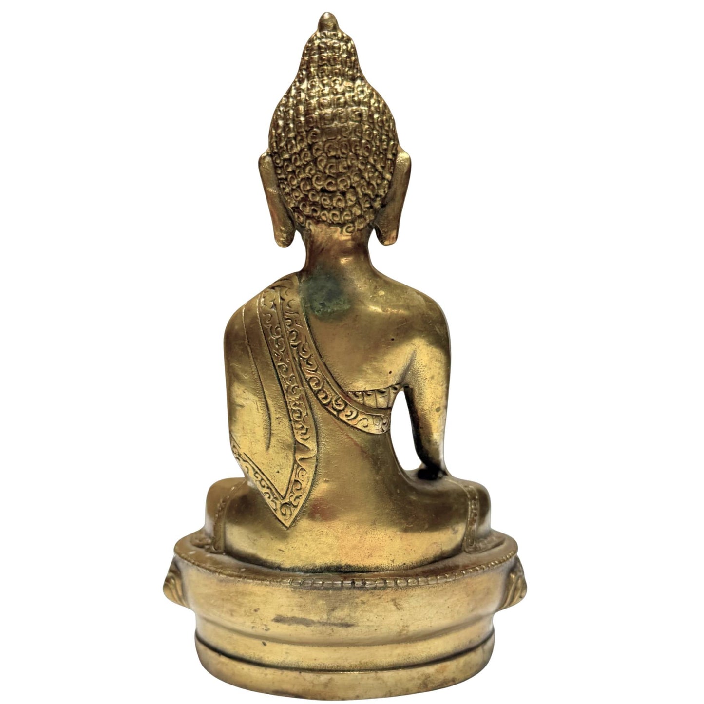 Klein Boeddha beeld voor altaar, dressoir, bureau of rustige meditatiehoek