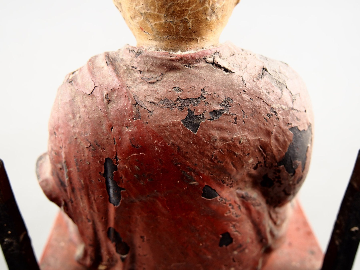 Houten sculptuur van Kobo Daishi
