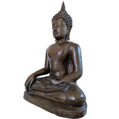 Lan Xang bronze Buddha from Laos, 46 cm, collector-quality sculpture