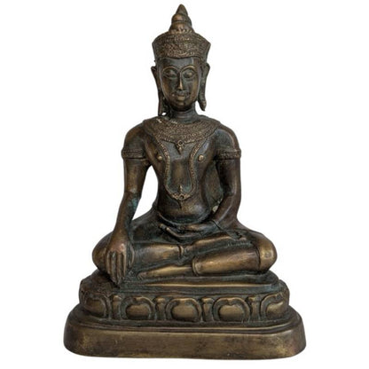 Late 17th- to 18th-century Thai Ayutthaya bronze Buddha