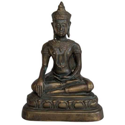 Late 17th- to 18th-century Thai Ayutthaya bronze Buddha