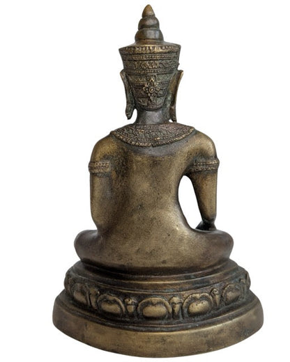 Underside of the late Ayutthaya bronze Buddha