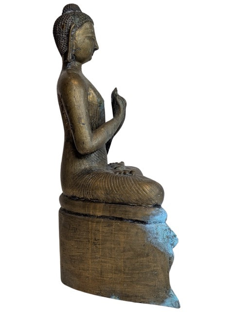 Late 19th to early 20th-century Burmese bronze Buddha