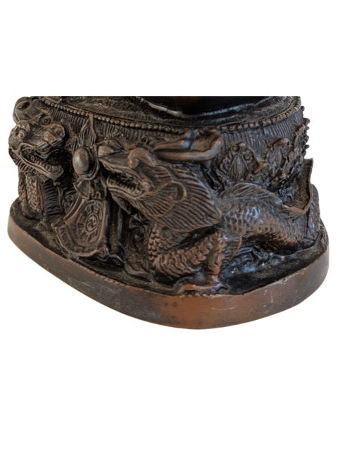 Buddha in a traditional seated meditation posture