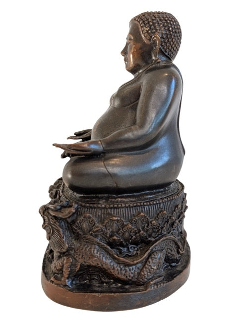 Late 19th to early 20th-century Thai bronze Buddha