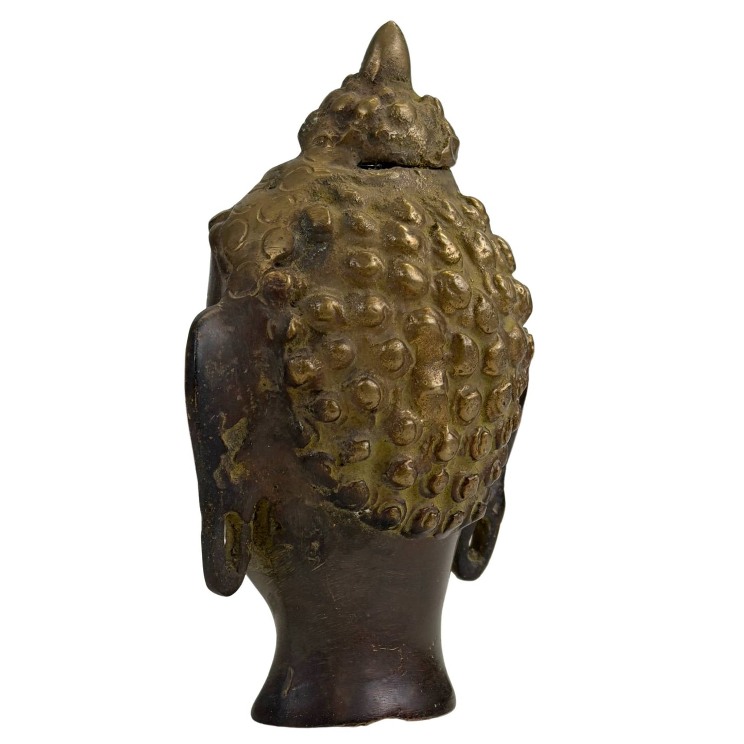 Bronzen Boeddha met rustige meditatie-uitstraling