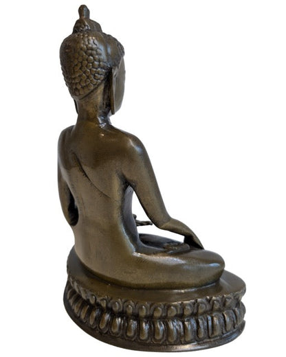 Nepalese meditation Buddha with a subtle aged patina