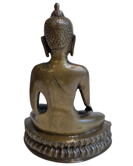 Mid-20th-century bronze Buddha from Nepal