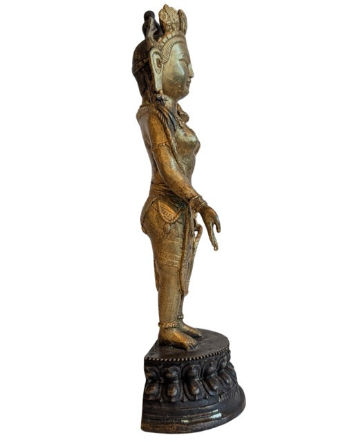 Standing Avalokiteshvara from Tibet, H 25 cm