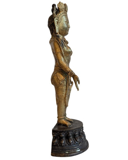 Standing Avalokiteshvara from Tibet, H 25 cm