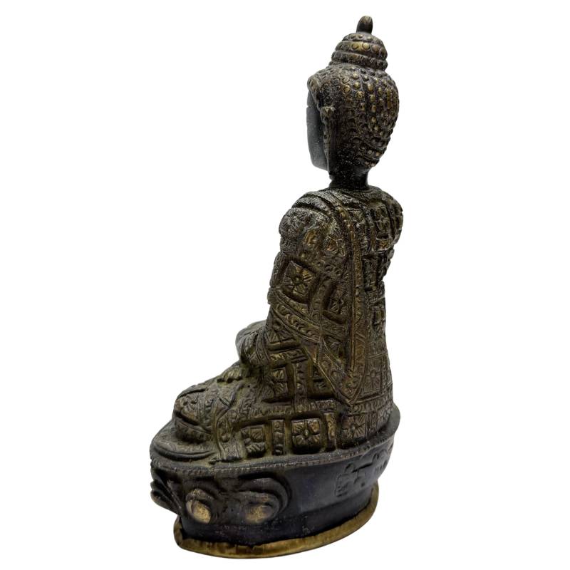 Opposite rear angle of Dhyana Mudra Buddha