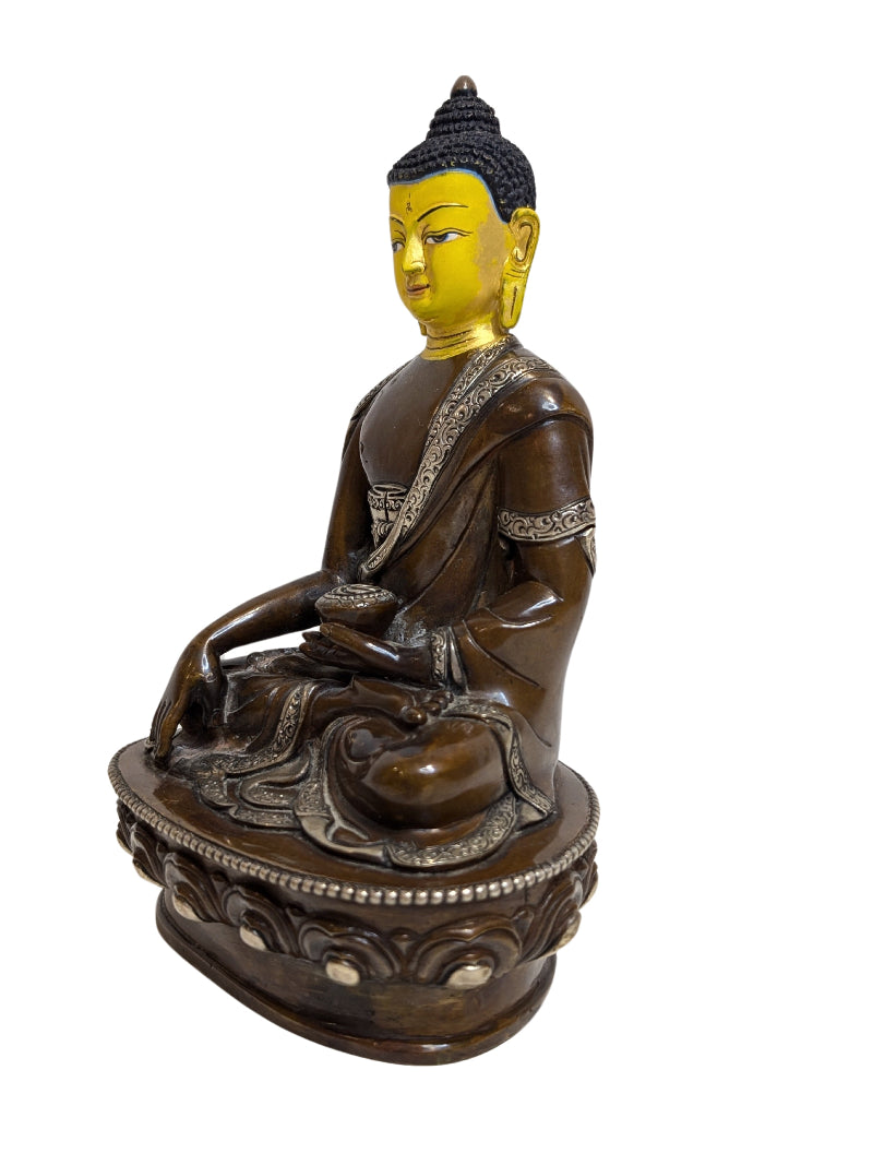Tibetan Bhaisajyaguru seated in meditation