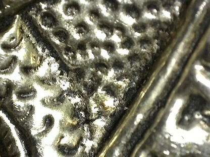 Traditional inner texture of the hollow Buddha casting