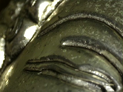 Calm facial modelling of the Nepalese Buddha