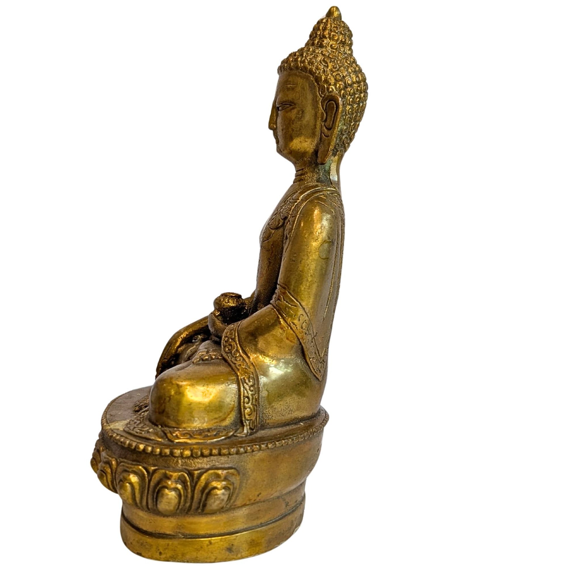Profiel Medicijn Boeddha voor healing meditatie en mindfulness