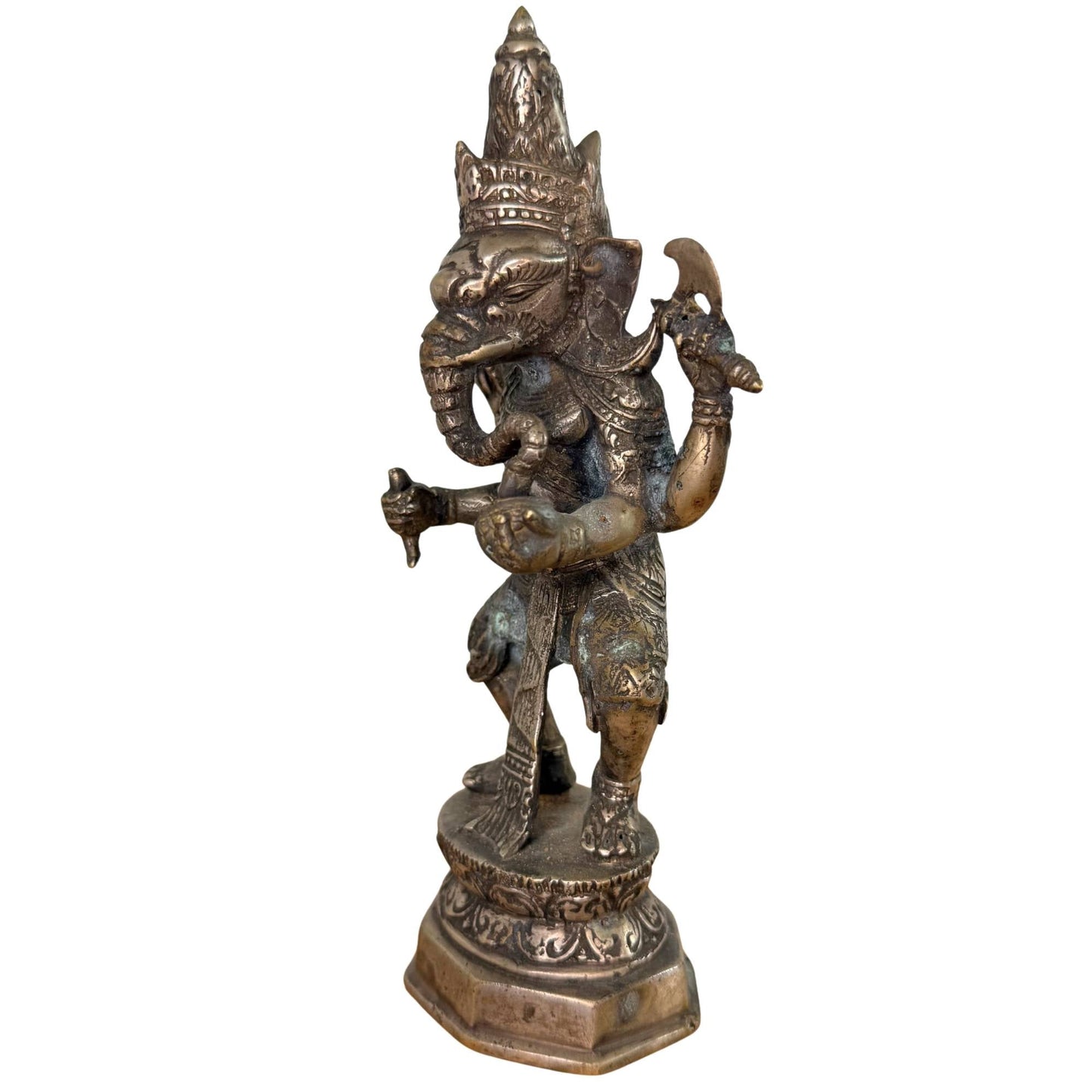 Ganesha met de schaal modaks, het symbool voor de innerlijke vreugde van zelfrealisatie.
