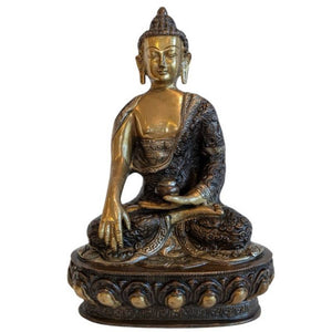 Nepalese vuurvergulde bronzen Shakyamuni, ca. 1850–1900