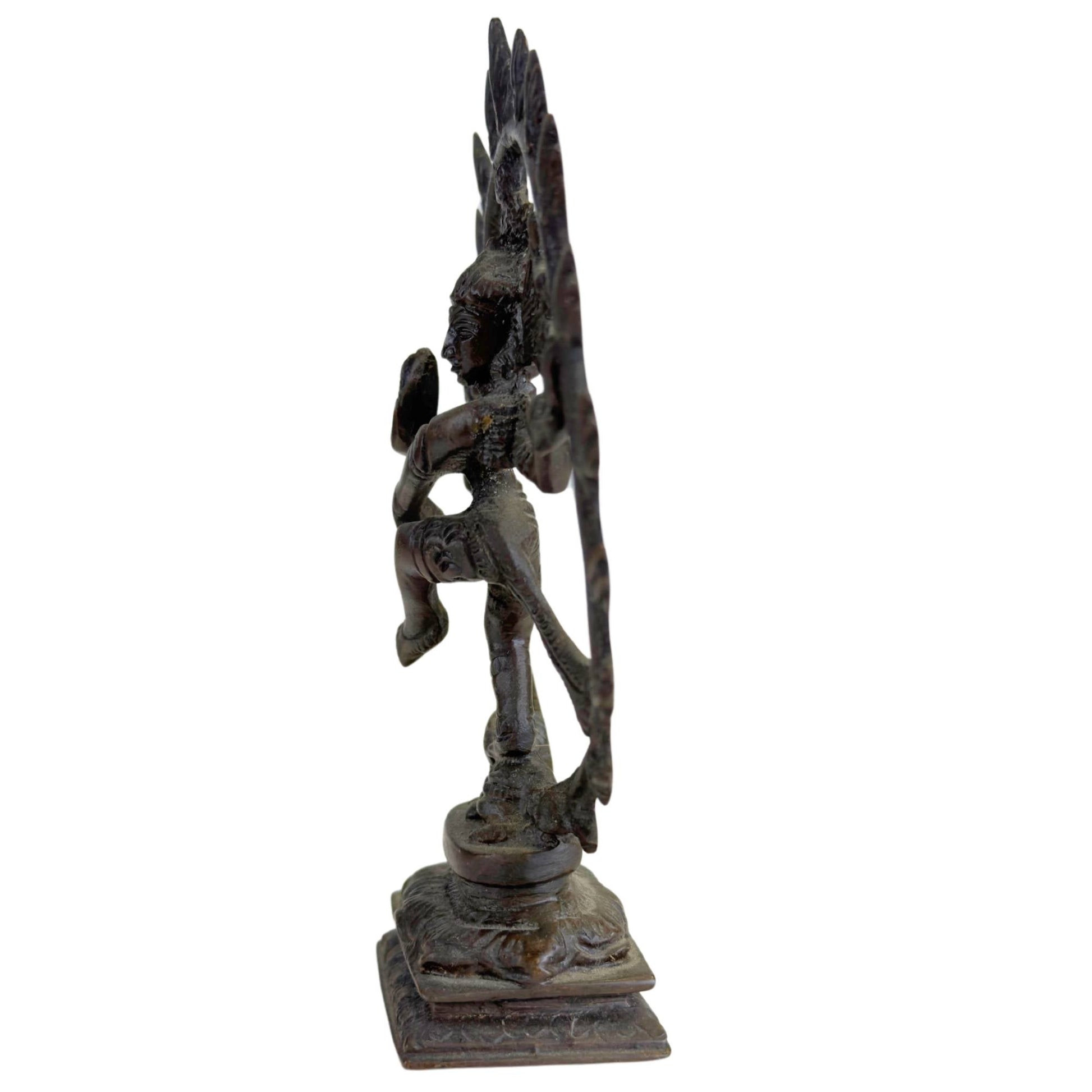 Shiva dansbeeldje voor yoga, meditatie en spirituele interieurdecoratie