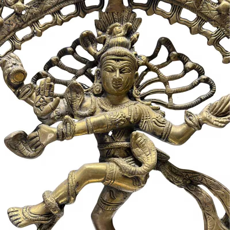 shiva nataraja brons detail ornamenten traditioneel vakmanschap