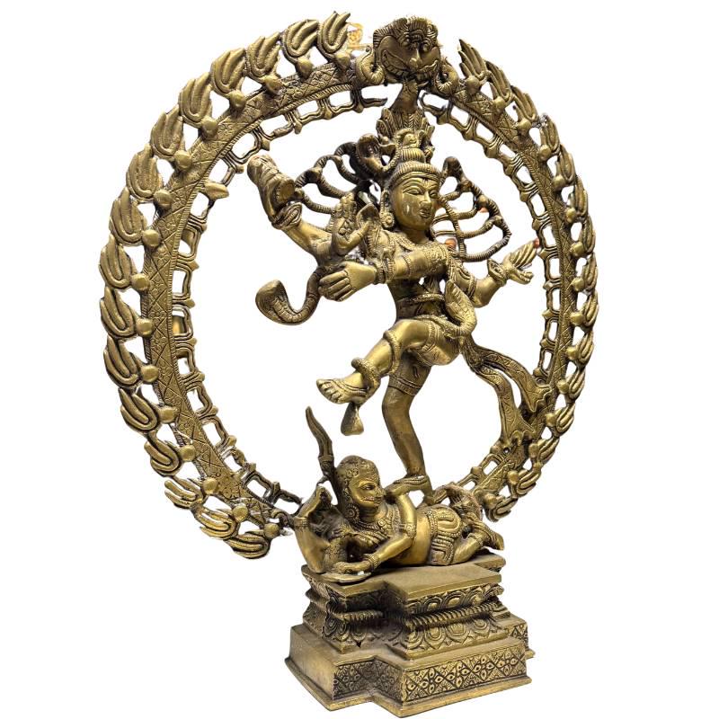 dansende shiva nataraja bronzen beeld tamil nadu india hindoe kunst