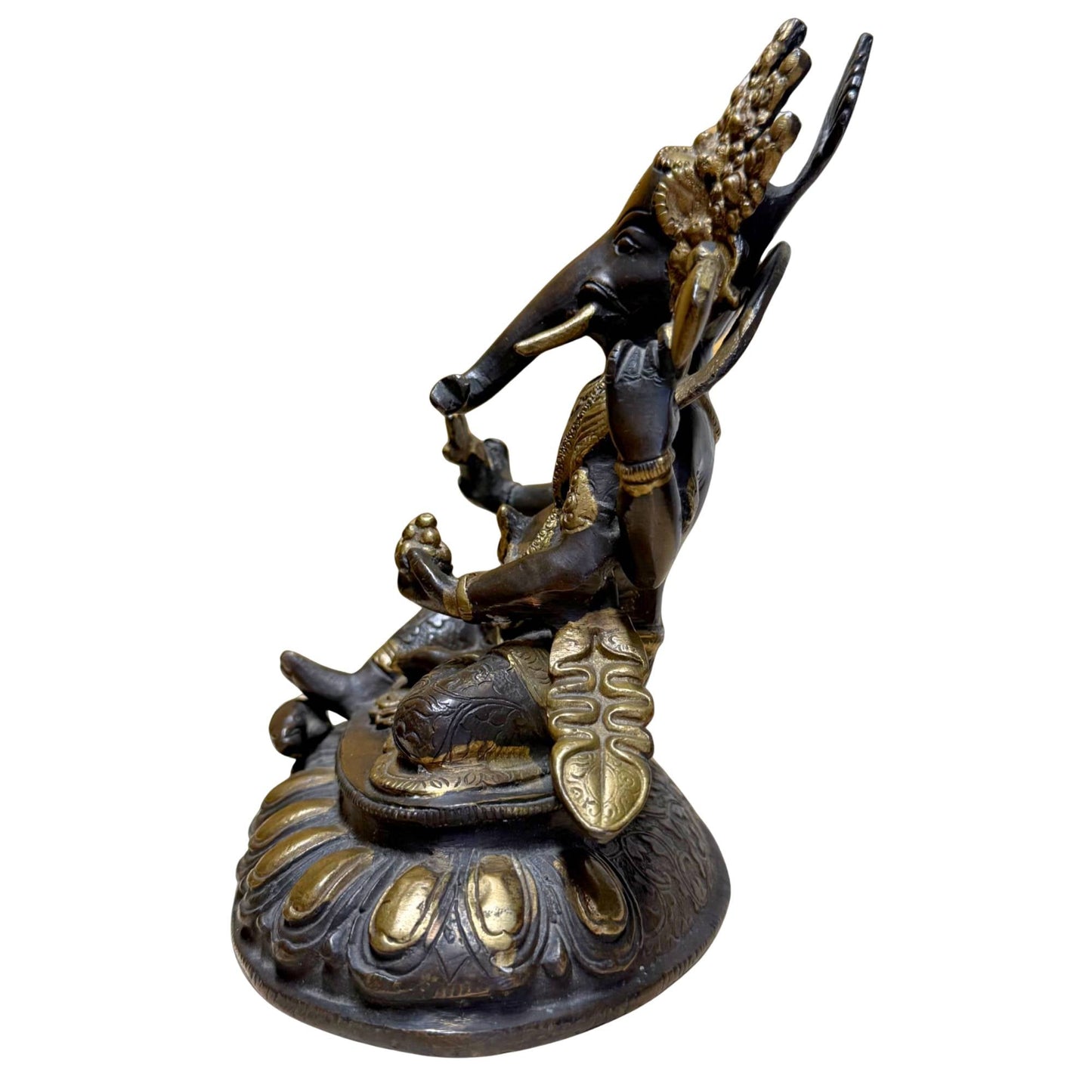 Spiritueel Ganesha beeld voor woonkamer, entree, praktijkruimte of yogaruimte