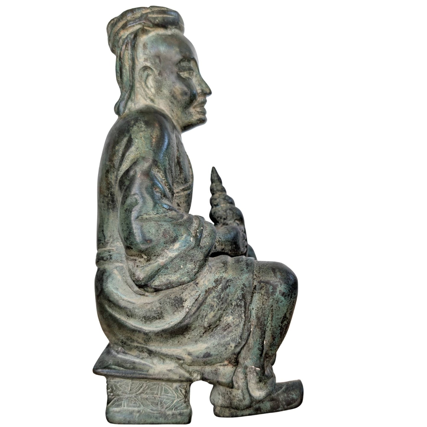 Zijaanzicht van de Onsterfelijke voor het vestigen van spirituele autoriteit