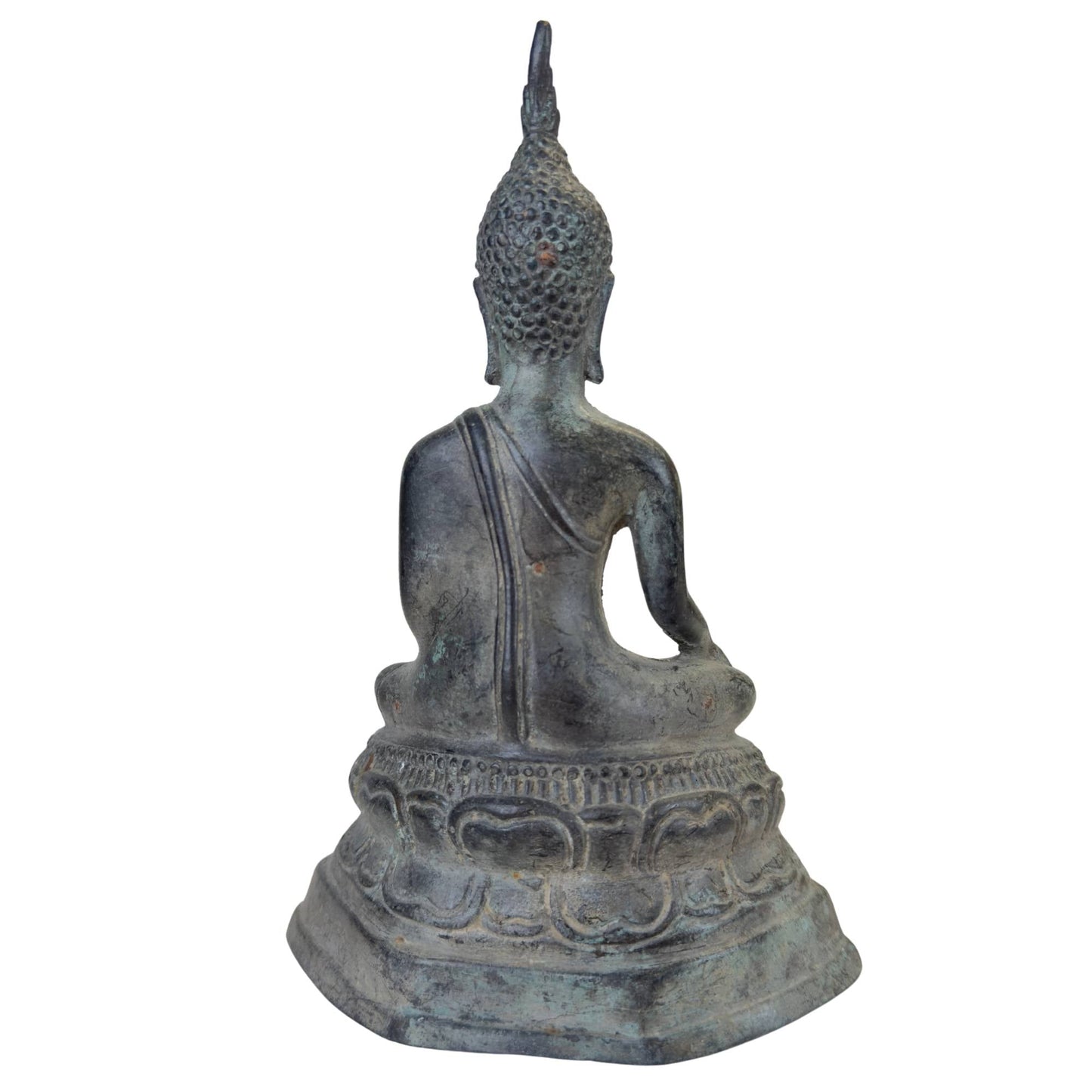 Kenmerkende vlammende ushnisha haarknot van de klassieke Sukhothai periode.