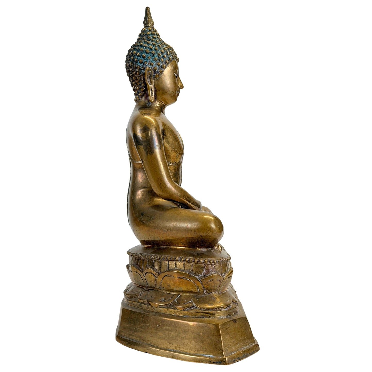 Right-side view of the 19th-century Thai Shakyamuni Buddha