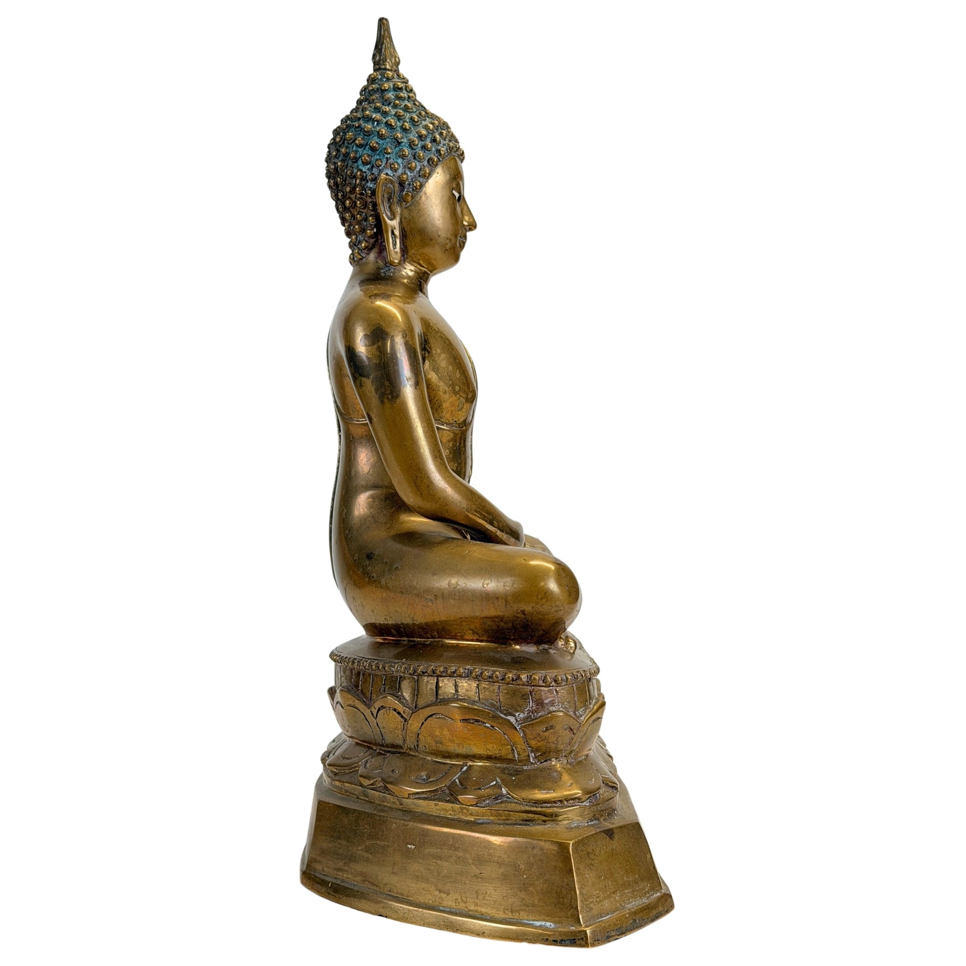 Right-side view of the 19th-century Thai Shakyamuni Buddha