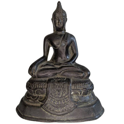 Thai Sukhothai-Style Buddha – Bronze, 20.5 cm – front view